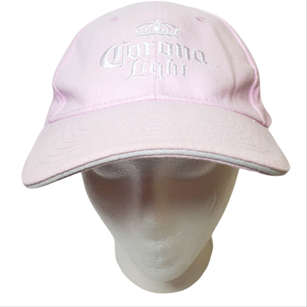 Corona Light Hat Pink Cotton Beer Cap